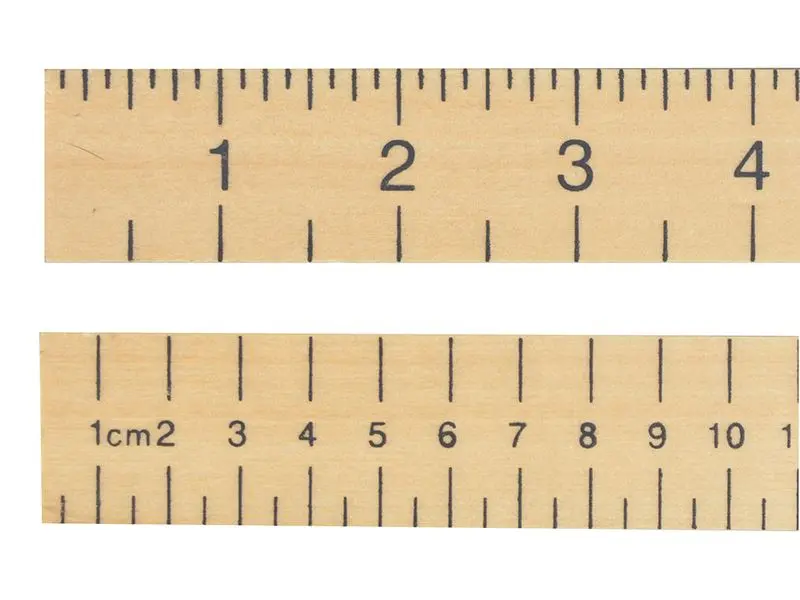R.S.T. Hardwood 1 Metre Stick with Imperial & Metric Markings
