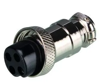 VELLEMAN SA Soquete de Bloqueio Circular em Linha 4 Pinos