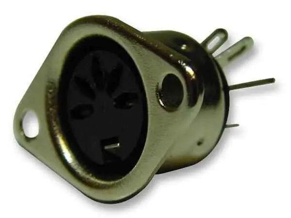 Prise panneau DIN Pro Signal, 5 broches 180°, paquet de 5