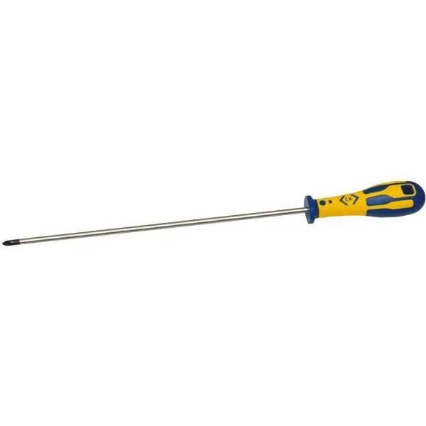 CK TOOLS Dextro Long Reach Pozidriv Screwdriver PZ1 250mm