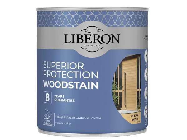 Liberon - Protection Supérieure 8 Ans, Vernis Bois Satiné 750ml