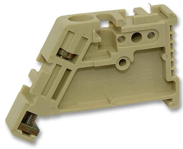 Weidmüller Symmetric End Bracket for DIN Rail Terminal Blocks