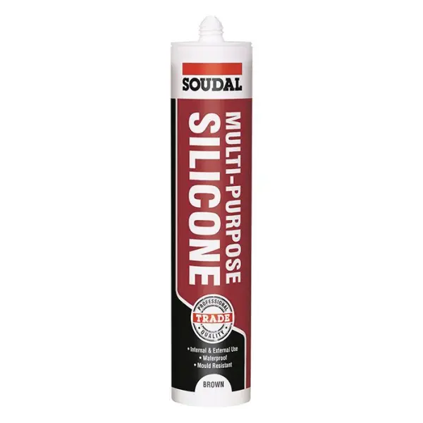Soudal Multi-Purpose Silicone Brown 270ml