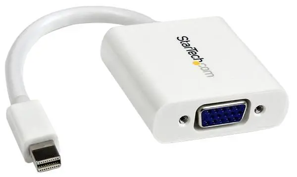 STARTECH Mini DisplayPort to VGA Adapter, 1920x1200, White