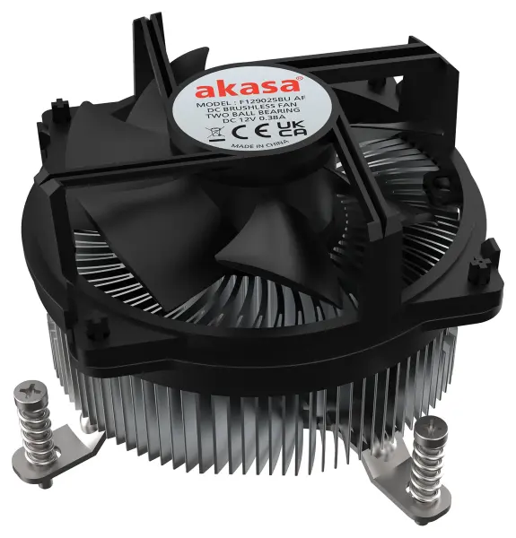 Akasa CPU Cooler for LGA1700 Socket, Copper Core, 125W TDP