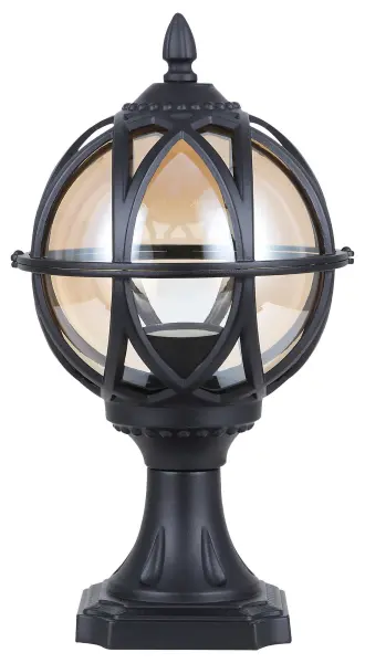 TIME LED Sentry Outdoor Landscape Wall Light, Small, E27, IP54 - Black