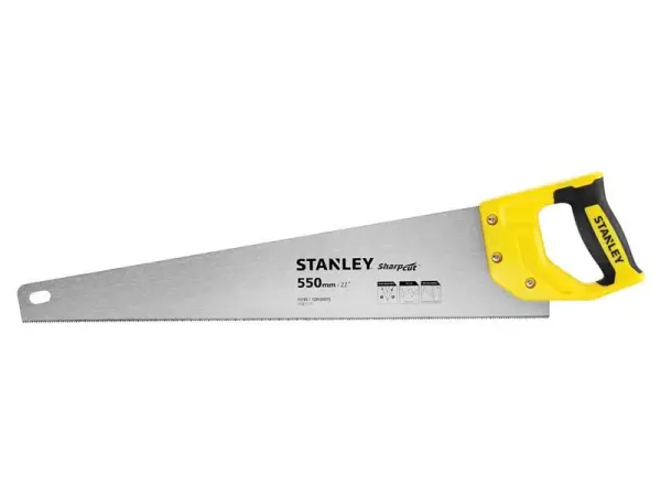 STANLEY Sharpcut ruční pila, čepel 550 mm, 11 zubů na palec