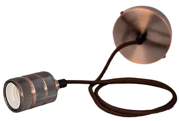 TIME LED アンティークペンダントライト テクスチャーコーパー E27