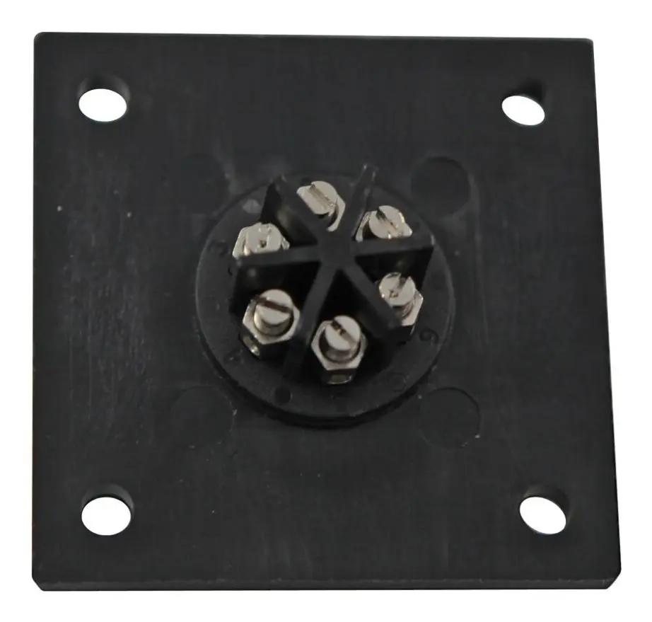 BULGIN Buccaneer Standard Enchufe de Panel de 6 Vías con Montaje en Brida