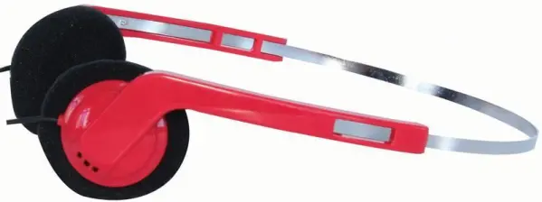 Pro Signal Cuffie Stereo Stile Anni '80 - Rosse