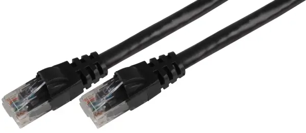 TUK - 3m schwarzes Cat6 Ethernet-Patchkabel