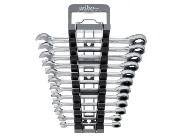 Wiha - Set Spanar Ring Ratchet, 12 Keping