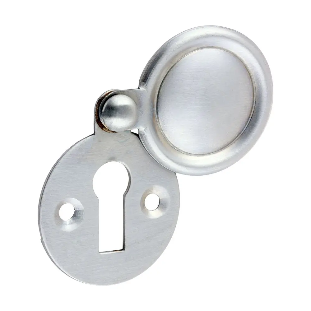 Ecusson Chromé Poli Pour Cache-trou De Serrure – X8301PC – Pour Porte D'entrée – Discount Door Handles