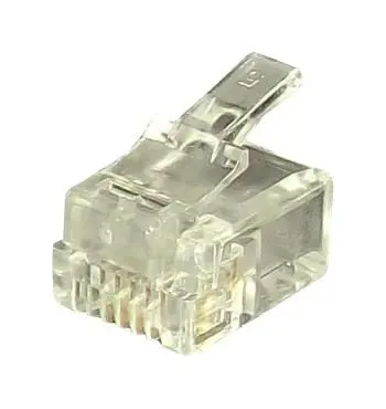 Speedy RJ12 Plugs – Pack of 100, Pass-Through Modular
