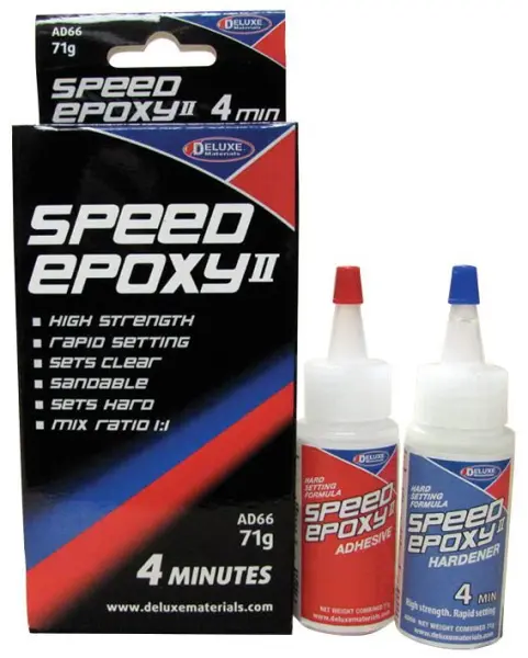 DELUXE Speed Epoxy II 4 Minute Epoxy Adhesive - 71g