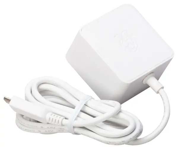 Raspberry Pi Official 12.5W 5.1V 2.5A Micro USB Power Supply UK Plug
