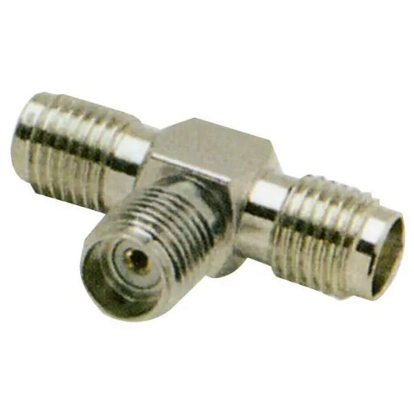 Pro Signal UK SMA T Adaptor 3 Female Ports