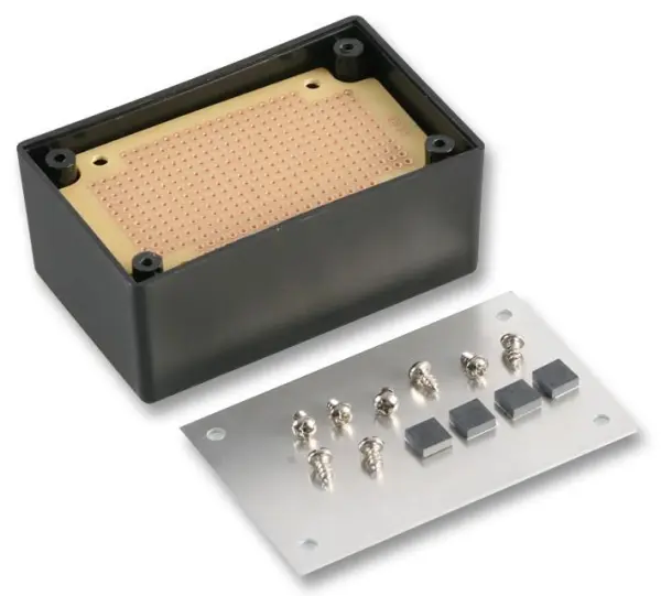 MULTICOMP Prototyping Box with Aluminium Lid, 83.5x53.5x35mm