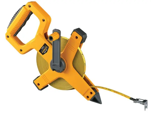 Komelon Unigrip - Ruban à mesurer en acier long 30m/100ft, Lame de 13mm