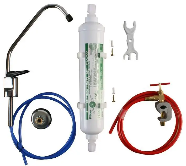 FILTER LOGIC Kit Filtro Acqua per Rubinetto con Cartuccia FL10J