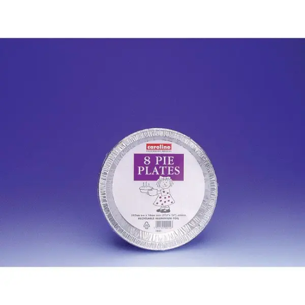 Caroline Foil Pie Plates, 197mm, Pack of 8