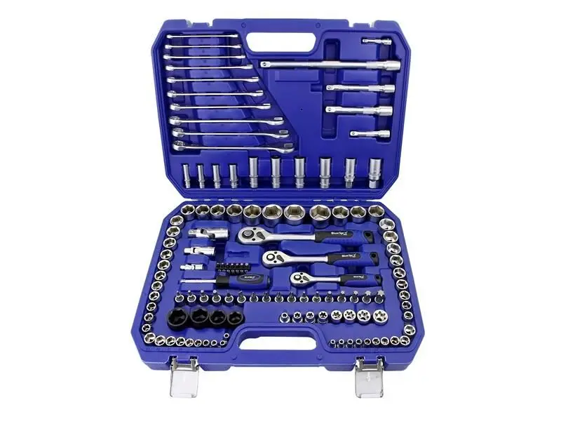 Ensemble de douilles métriques BlueSpot Tools 120 pièces (1/2 po, 3/8 po et 1/4
