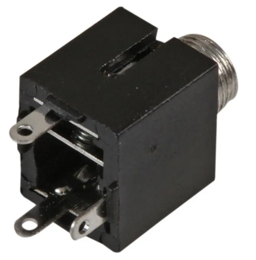 Connecteur jack stéréo 3,5 mm à souder PRO SIGNAL — Montage panneau