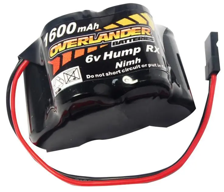 OVERLANDER - 2/3 AF 1600mAh 6V RX Hump NiMH Akku-Pack