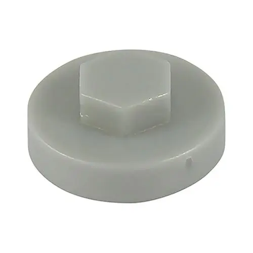 Timco Hex Head Cover Caps, White, 16mm, 1000 Pieces
