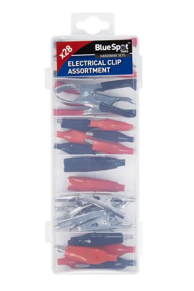 Blue Spot Tools - Set Klip Elektrik Pelbagai 28 Keping