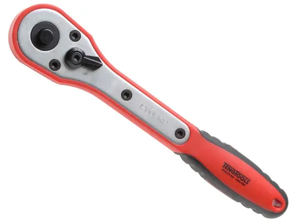 Teng Crichetto Reversibile a Sgancio Rapido 1/2 Pollice, 45 Denti, Impugnatura