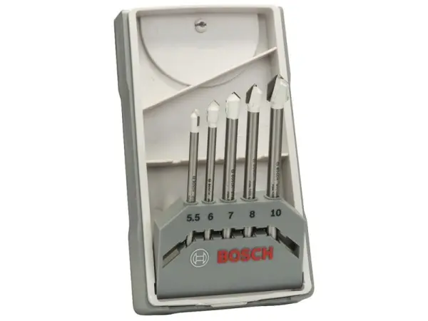 Bosch CYL-9 Ceramic Tile Drill Bit Set, 5-Piece