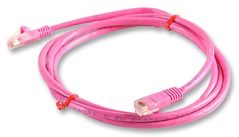 PRO SIGNAL 5m Pink Cat5e Ethernet Patch Cable
