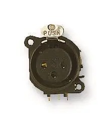 NEUTRIK XLR 패널 소켓, 수평형, PCB 장착, 3극, 암커넥터