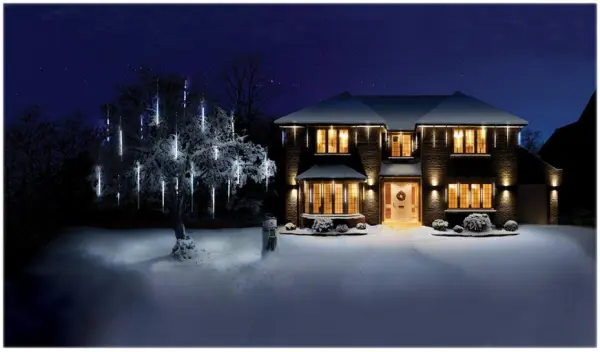 Premier 15x70cm LED Snowing Shower Light, 450 White LEDs