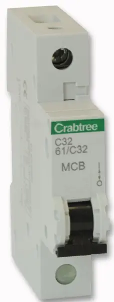 Crabtree Starbreaker 32A SP Type C MCB