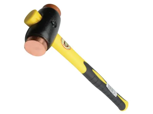 Thor Classic Kupfer & Leder Hammer, Fiberglashandgriff, 50mm, 2470g