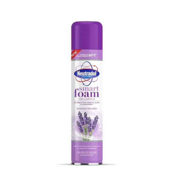 Neutradol Smart Foam Luxurious Lavender Carpet & Upholstery Deodoriser 300ml