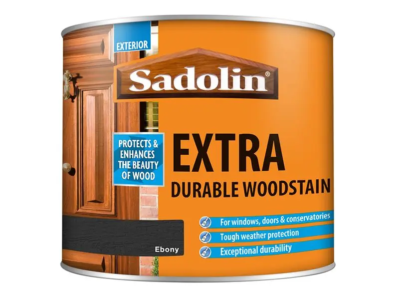 Sadolin Tinta Extra Resistente para Madeira, Ébano, 500ml