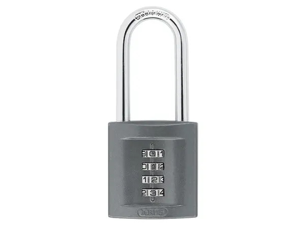 ABUS 158/50HB50 4-Digit Combination Padlock, 50mm, Long Shackle