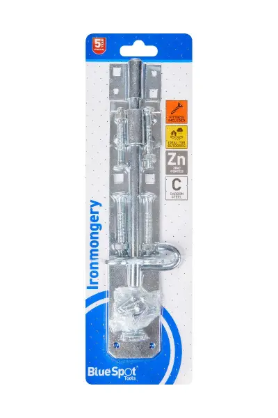 Blue Spot Tools 200mm Zinc Plated Brenton Bolt