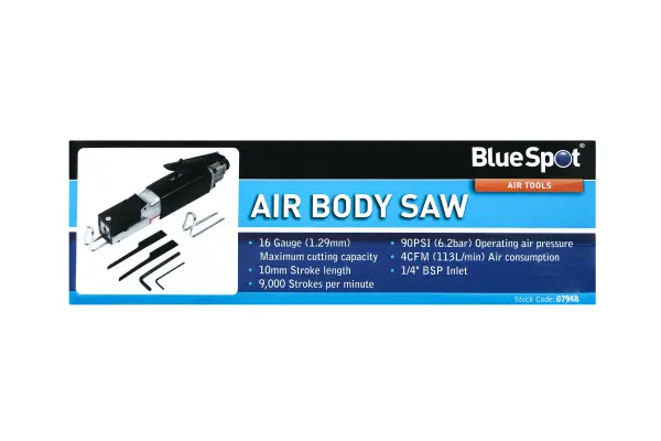 Blue Spot Tools - Gergaji Udara untuk Panel Badan 740g