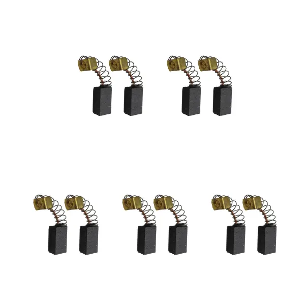5套碳刷 (2件裝) - 適用於Iskra-Perles電鑽 (尺寸6 X 9 X 15毫米)