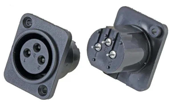 Pro-Signal 3極 XLR シャーシマウントソケット