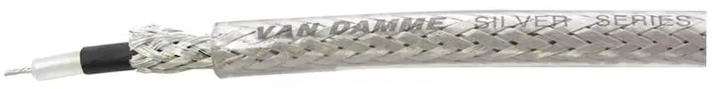 Câble d'instrument plat Van Damme Silver Series 90pF (au mètre)