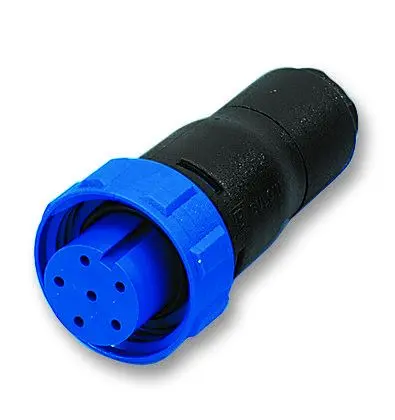 BULGIN 400 Series 6-Way Circular Connector, IP68, 2.5mm Contact
