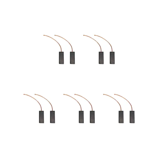 CarbonBr 5 Set Spazzole a Carbone (5x12.5x32mm) per Lavatrici Bosch-Siemens