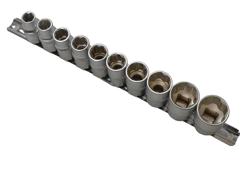 BlueSpot 1/2in Drive Metric Socket Set, 10-Piece