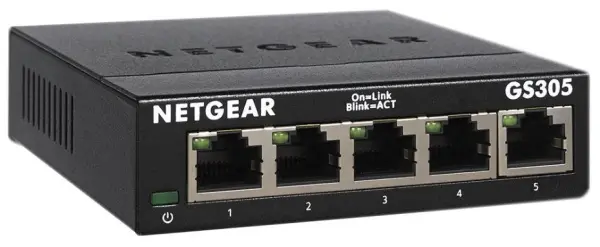 NETGEAR GS305 5-Port Gigabit Ethernet Switch