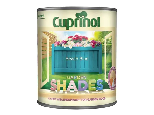 Cuprinol Garden Shades Beach Blue 1 Litre Wood Stain